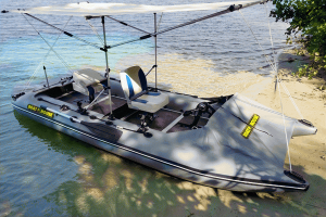 Bicycle catamaran - pedal-operated catamaran SMART FISHER 440