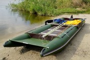 Inflatable catamaran FISHER 390