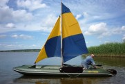 Inflatable catamaran FISHER 390
