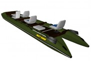 Lightweight catamaran SMART FISHER 640