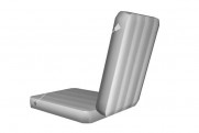 Inflatable seat with back in the boat Inflatable seat with back in the boat
