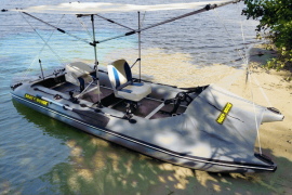 Bicycle catamaran - pedal-operated catamaran SMART FISHER 440