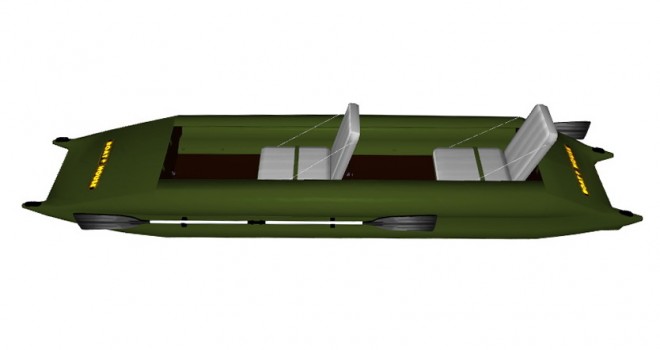 Frame-inflatable kayaks Stream 425