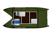 Inflatable catamaran FISHER 390