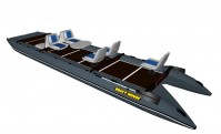 Inflatable catamaran FISHER 660